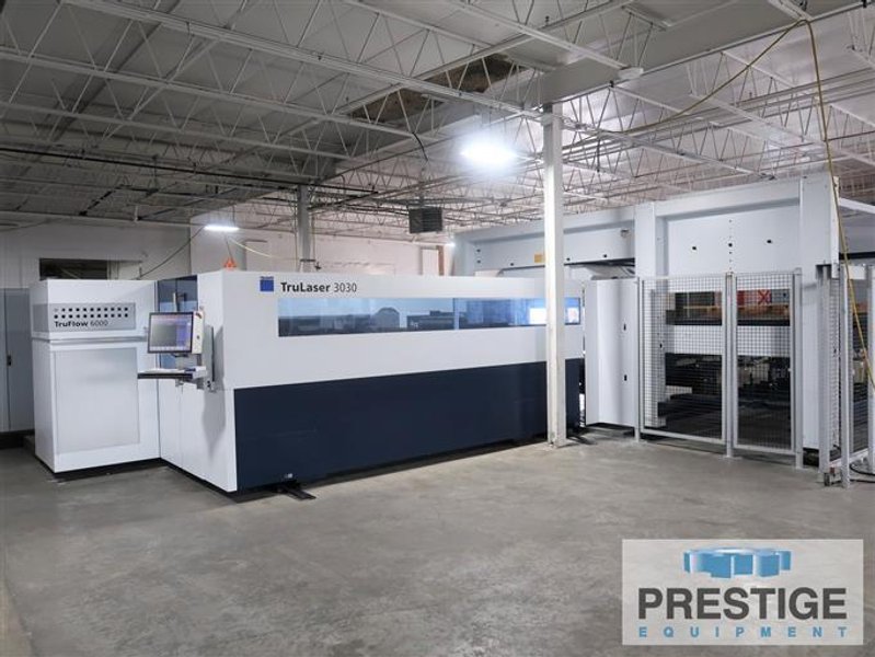Trumpf TruLaser 3030 6KW CO2 Laser w/ Compact Liftmaster Automation
