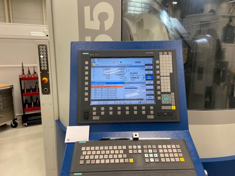 Grob G550 5-Axis CNC Horizontal Machining Center For Sale - 2017