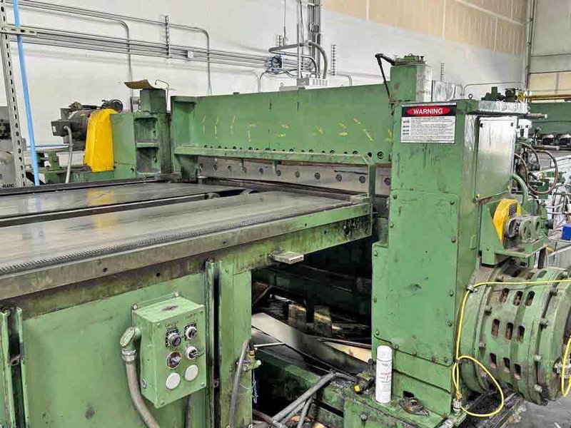 60" x 0.139" x 20,000# Rowe/Voss Cut To Length Line STOCK# 4294