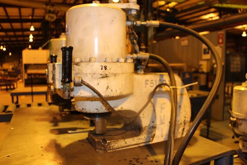 3 FRANKLIN HYDRAULIC PORTABLE PUNCHES WITH HYD UNIT: STOCK #65908