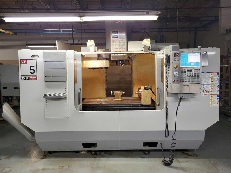 Haas VF-5B/40 CNC VMC, 2009 – Haas Rotary Indexer