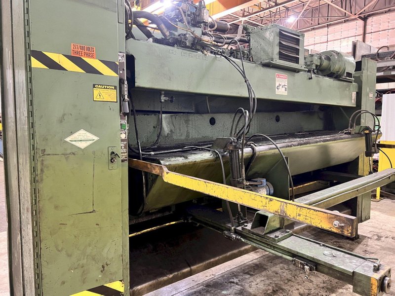 10&#039; X 1/2&quot; CINCINNATI HS500 HYDRAULIC SHEAR WITH FOPBG: STOCK #21757