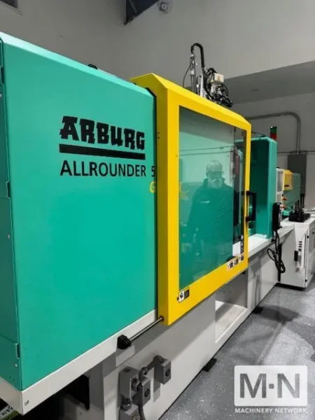 220 TON 10.3 OZ ARBURG MODEL 570E-2000-800 ELECTRIC INJECTION MOLDING MACHINE MFG 2017 ONLY 372 HOURS