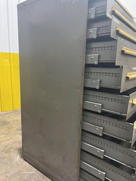 10 DRAWER EQUIPTO 28&quot; X 30&quot; X 59&quot; TOOL STORAGE CABINET STOCK #3093