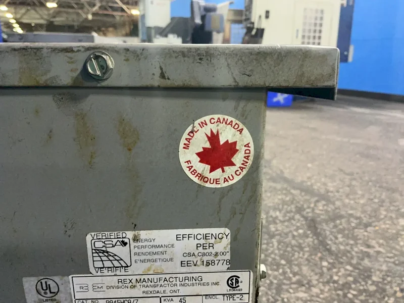REX POWER MAGNETICS 45 KVA TRANSFORMER   -  BA45HCA/Z