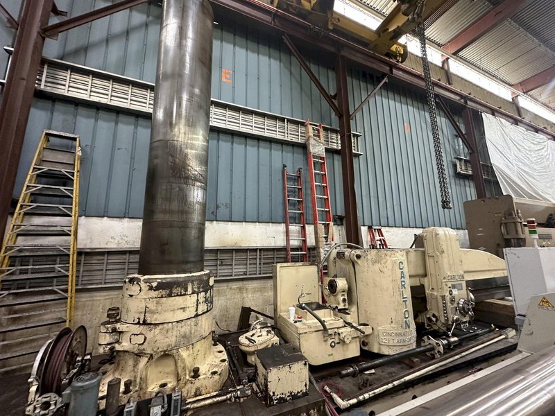 12&#039; X 26&quot; CARLTON MODEL #5A TRAVELING BASE RADIAL ARM DRILL: STOCK #21125