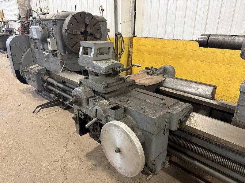 56" x 336" (28') BERTRAM ENGINE LATHE WITH DUAL CARRIAGES: STOCK #10964