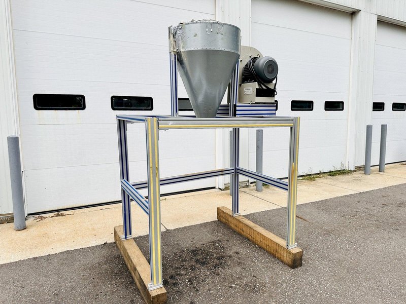 Kongsklide Cyclone w/ Blades Machinery Co. 3-Hp Blower | Feeder / Separator