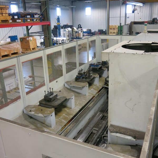 Mori Seiki NH-6300DCG II CNC HMC, 8000 rpm, 10 Pallet Pool, 24.8"x24.8" Pallets, 1-Degree, MSX 701 CNC Control, CAT 50, Cool Thru, 120 ATC, Probe, 50 HP,  (Cut Time:11608) (New 2011)