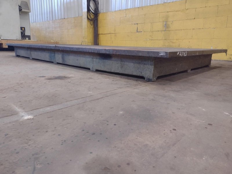 12&#039; X 6&#039; STEEL LAYOUT TABLE PLATE: STOCK #23783