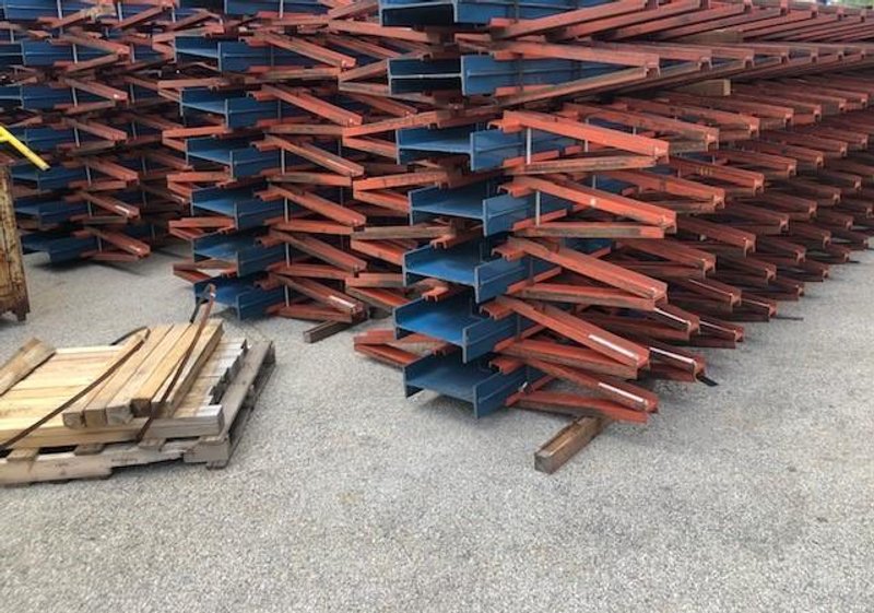 Double Sided Cantilever Rack 18'H 24" Arms