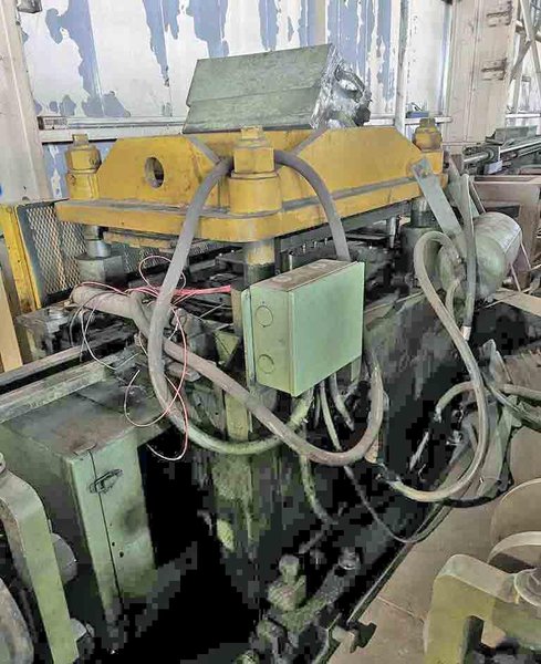 150–TON TISHKEN CUT OFF PRESS. STOCK # 1007025