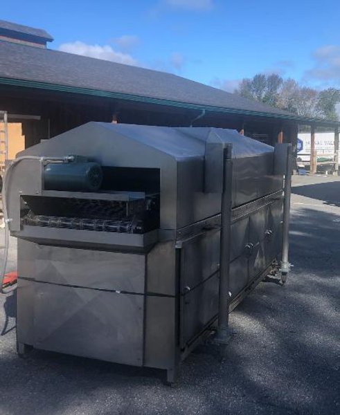 Heat &amp; Control MPFF 8‑30 Continuous Belt Fryer — 30″ × 11′ Wire Belt, Dual Zone, Propane Conversion