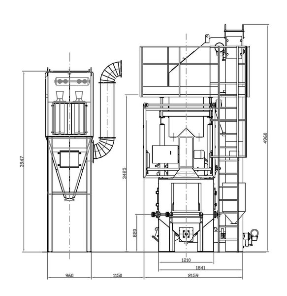 Straaltechniek - RA 600/4 shotblasting