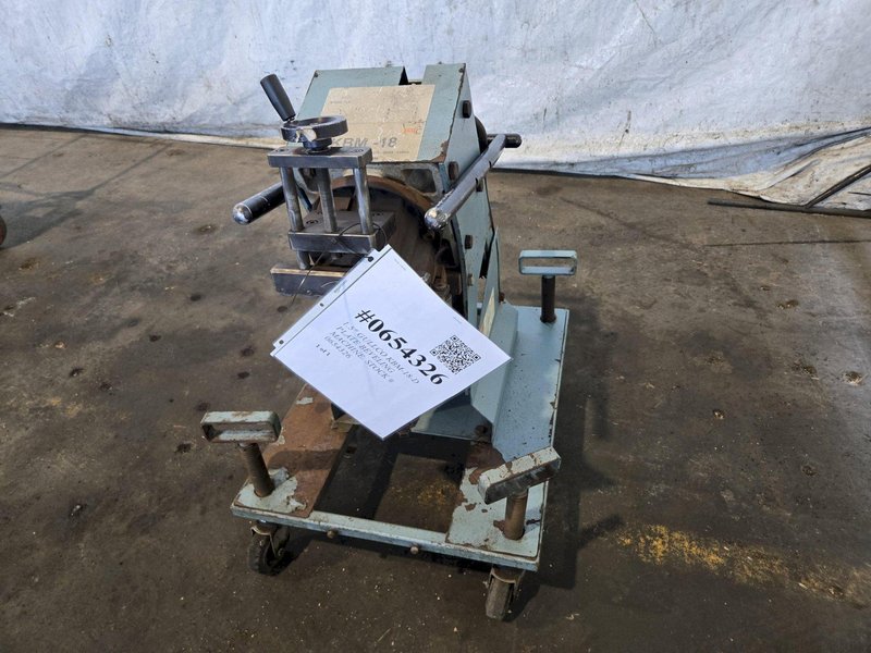 1.5" GULLCO KBM-18-D PLATE BEVELING MACHINE. STOCK # 0654326