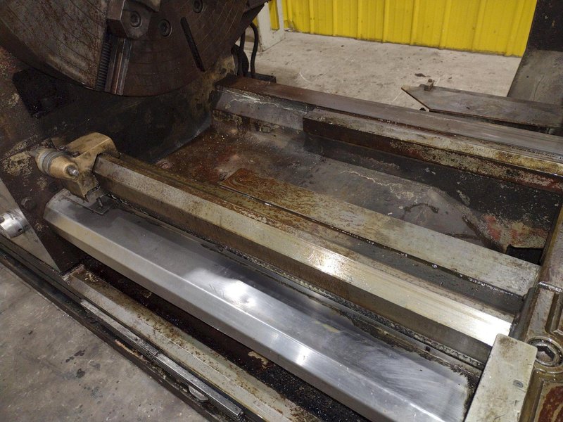 35" x 120" WILLIS MODEL #PK35 HOLLOW SPINDLE ENGINE LATHE 10" HOLE: YOBRO #24547