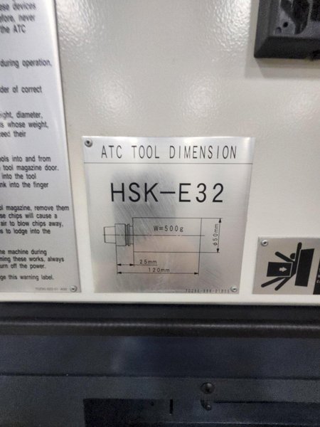 YASDA YMC 430 Ver. II 5-Axis CNC Vertical Machining Center, 40K RPM, Trunnion Table, 32 ATC, HSK-E32, Hard Milling, Fanuc 31i-B5, LOW HOURS, Year: 2017