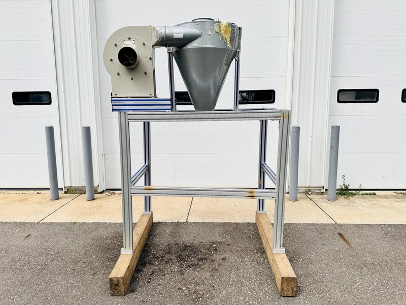 Kongsklide Cyclone w/ Blades Machinery Co. 3-Hp Blower | Feeder / Separator