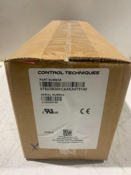 CONTROL TECHNIQUES MOTOR 075U3B305CAAEA075140 NEW