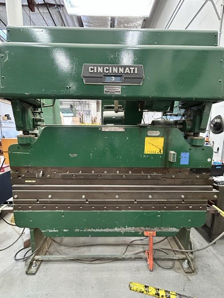 50 Ton x 8′ Cincinnati Mechanical Press Brake, 1961 – Well Maintained