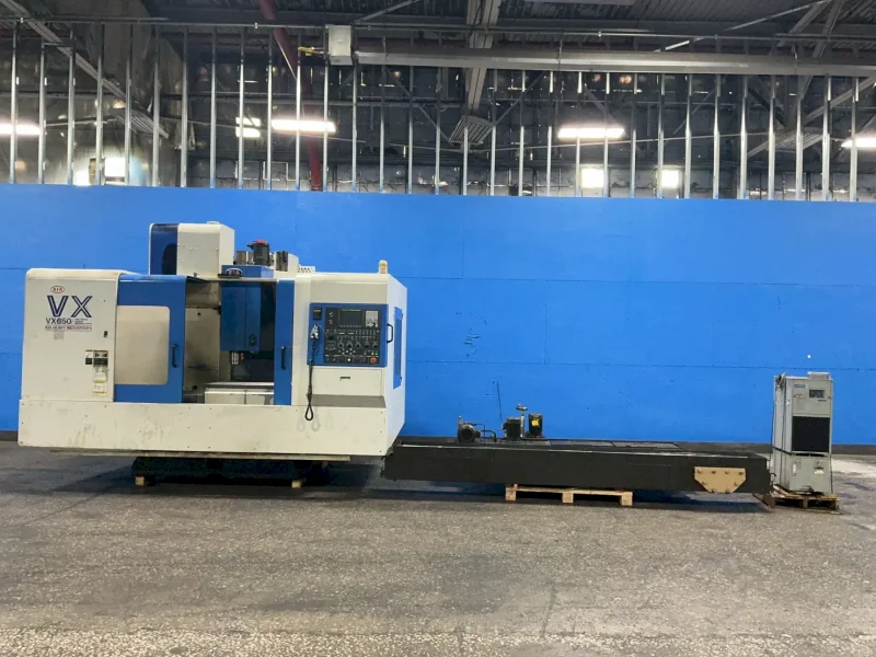 KIA HEAVY INDUSTRIES CORP. 26” X 43” CNC VMC  -  VX650
