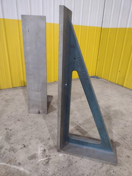 48” X 10” X 22” PAIR OF (2) ANGLE PLATES: STOCK #22673