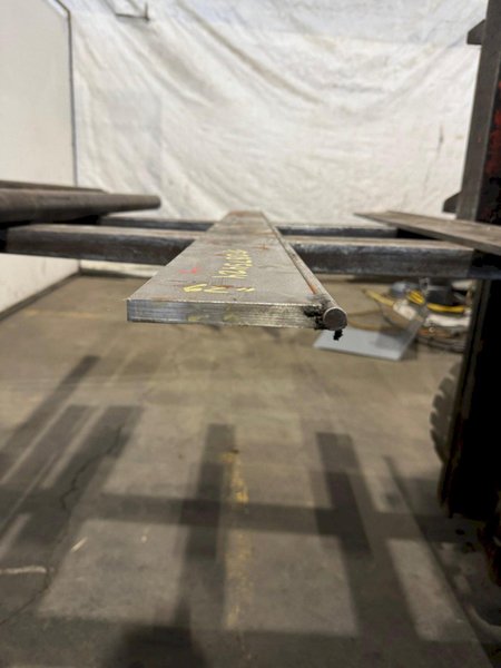 62" X 4 1/2" X 1/2" PRESS BRAKE RADIUS DIE. STOCK# 0875424