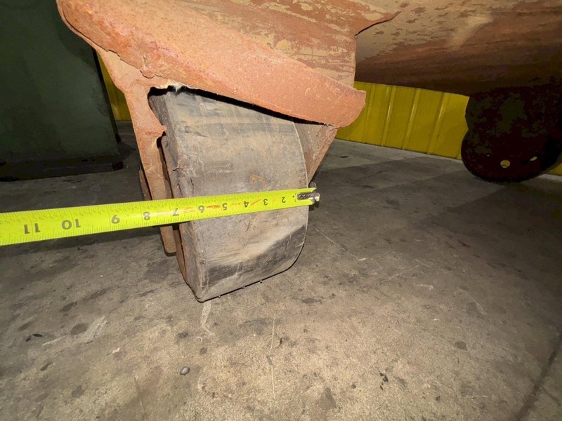 20 TON X 14' X 6' PORTABLE DIE TRANSFER CART, RUBBER TIRE: STOCK #23620