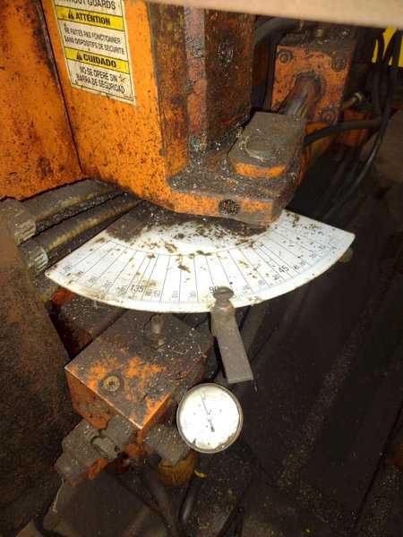 3" HUTH MODEL #2007 HYDRAULIC RAM TYPE TUBE BENDER &amp; END FORMER: STOCK #19709