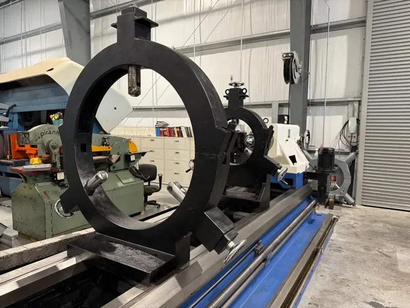 SUMMIT 47-9 x 240”cc Hollow Spindle Lathe 2013’ 9” Bore DRO #7628