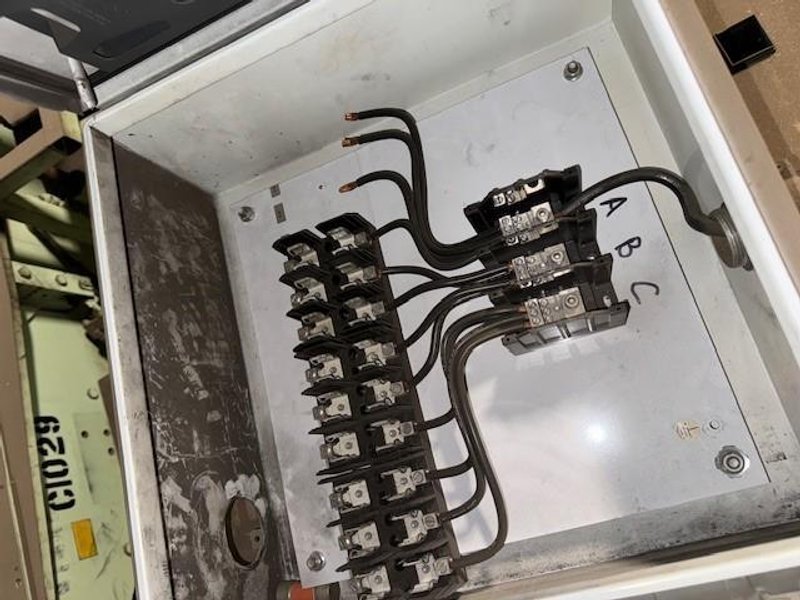 THERMTRONIX SF-1200 ELECTRIC RESISTANCE STATIONARY FURNACE S/N 941209 WITH CONTROLS