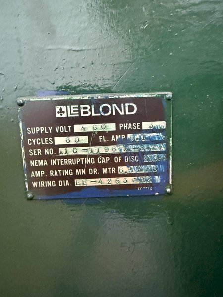 16&quot; X 54&quot; LEBLOND REGAL SERVO SHIFT ENGINE LATHE. STOCK #0775225