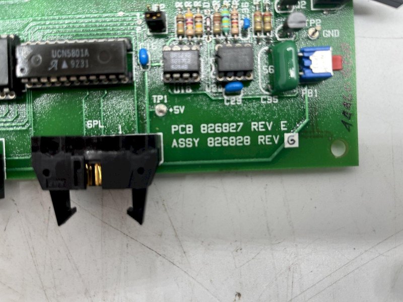 PCB 826827 REV E CINCINNATI INC ASSY 826828 REV G STOCK #15833