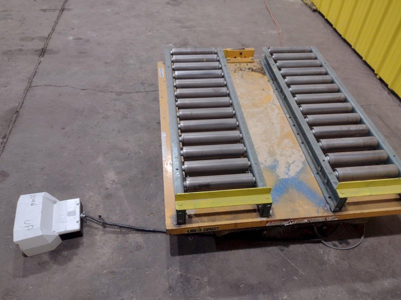 4000 LB ECONO LIFT HYDRAULIC SCISSOR LIFT TABLE 110V: STOCK #20956