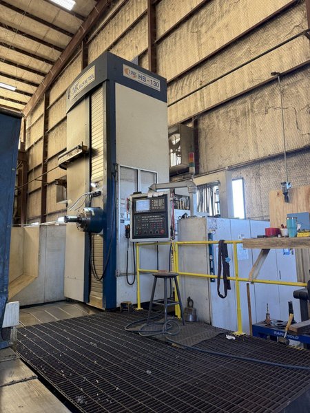 5.1&quot; HNK CNC HORIZONTAL BORING MILL, HBM, BUILT IN ROTARY, 120&quot; CROSS, 90&quot; Y, FANUC 31i, 2014/2016