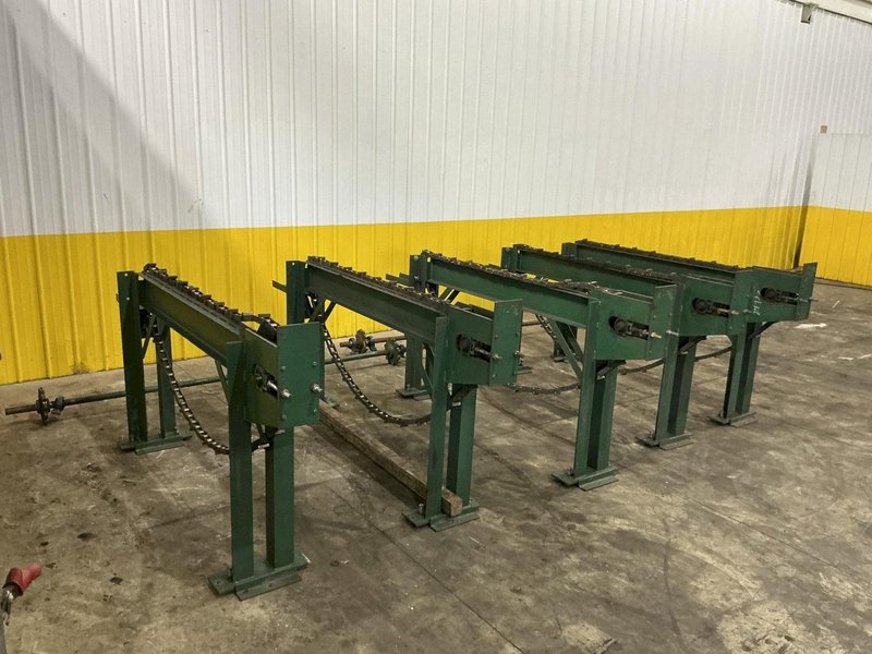 6" x 6" x 1/2" CONTROLLED AUTOMATION MODEL #ABL-74 AUTOMATIC ANGLE PUNCH &amp; SHEAR LINE: STOCK #24935