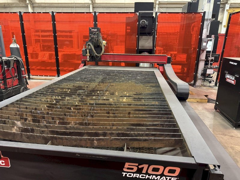 5X10 TORCHMATE 5100 LASER FINELINE 300 HD &amp; PRISM FUME EXTRACTOR : STOCK #81121