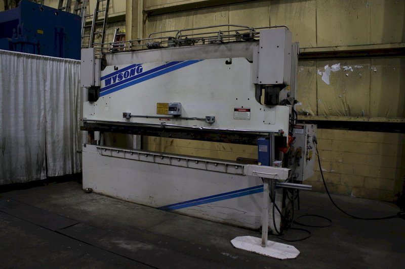100 TON X 12' WYSONG MODEL #THS 100-144 HYDAULIC BRAKE: STOCK #75803