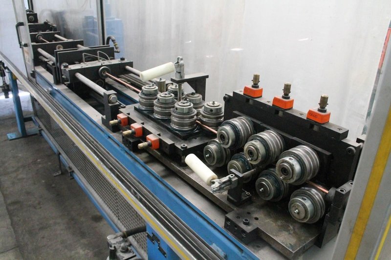 7/8&#039; CROWN UNLIMITED #STCOS-M10 SINGLE TUBE STRAIGHTEN &amp; CUT MACHINE: S