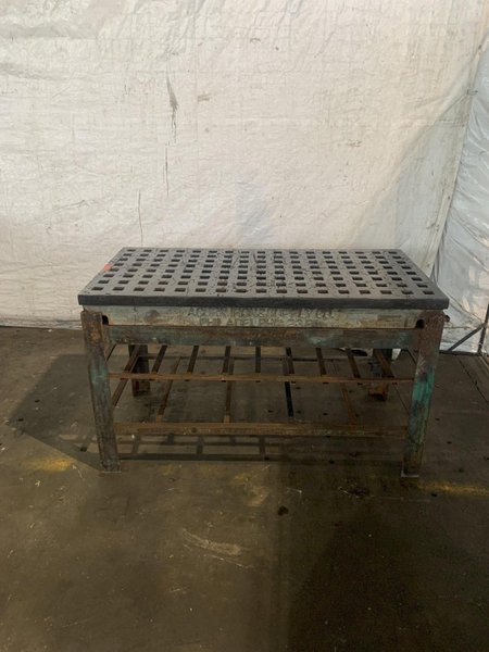 60" x 30" x 36"H ACORN WELDING TABLE W/ STAND. STOCK #1165123.