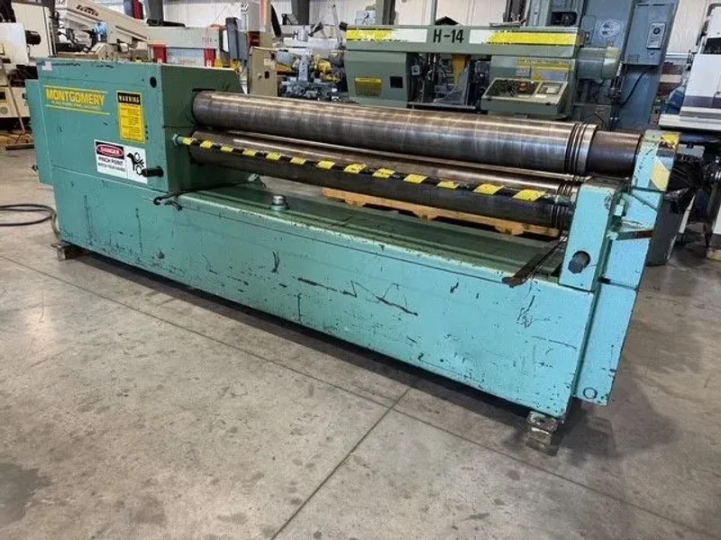 MONTGOMERY 6’ x ¼” 3 Roll Plate Bending Roll USA #7398