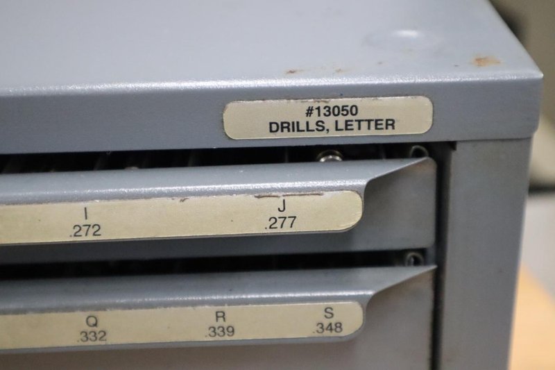 Huot Letter Drill Index 3 Drawer with Contentw- Auction Item