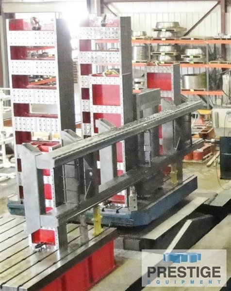 Noble &amp; Lund 137" x 137" CNC B-Axis In-feeding Rotary Table