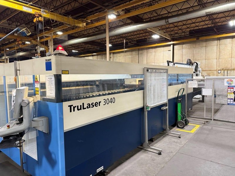 4000 Watt Trumpf Trulaser 3040 CO2 Laser, 2013 – 5′ x 10′ Table, Trumpf Liftmaster