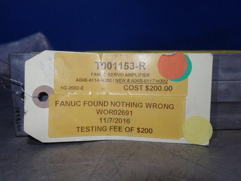 FANUC SERVO DRIVE  -  A06B-6114-H302