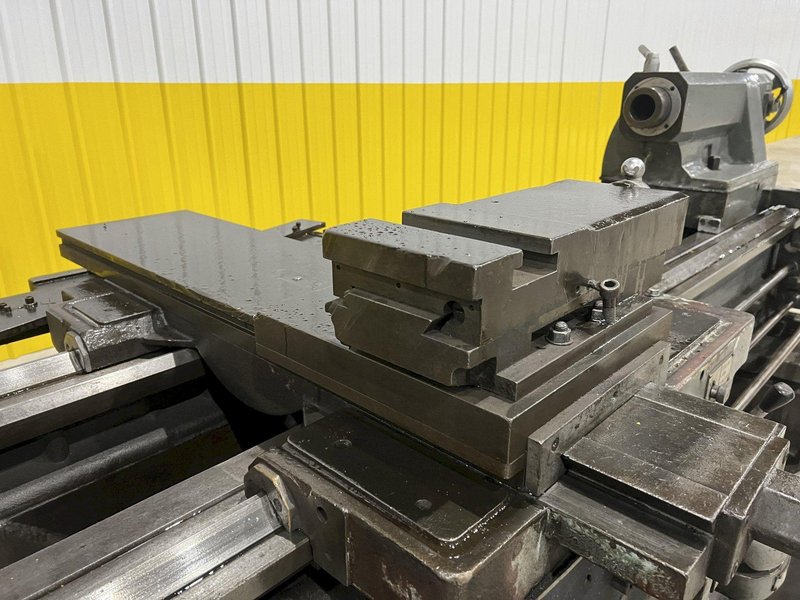 27&quot; x 84&quot; HERCULES AJAX MODEL #HR2000 #25 HEAVY DUTY GAP BED ENGINE LATHE, 4&quot; HOLE: STOCK #19837