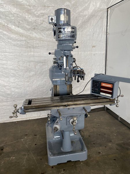 2 HP PILGRIM INDUSTRIES VERTICAL MILL. STOCK #0742922.