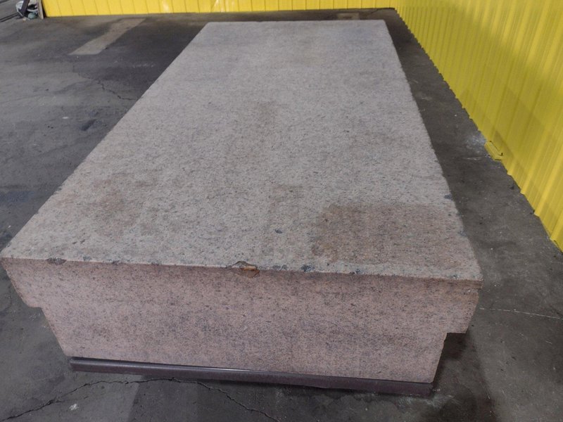 8&#039; X 4&#039; X 16&quot; STARRETT CRYSTAL PINK SURFACE PLATE: STOCK #19055