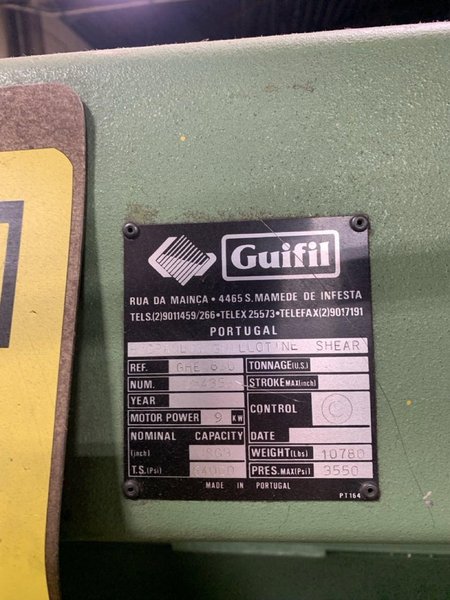 1/4″ x 10′ Guifil GHE 630 Shear- Power Backgauge, Video Available