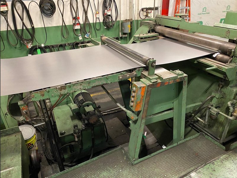 20,000 LB X 48&quot; X .078&quot; DAHLSTROM CUT THE LENGTH LINE. STOCK # 0849522